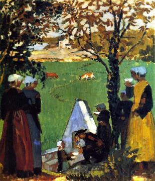 Sacred Spring In Guidel Artwork by Maurice Denis