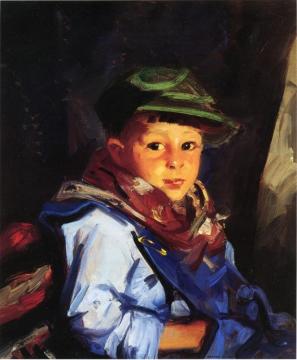 Boy With A Green Cap Artwork by Robert Henri