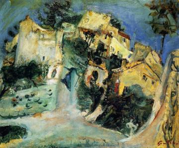 Landscape Of Cagnes Artwork by Chaim Soutine