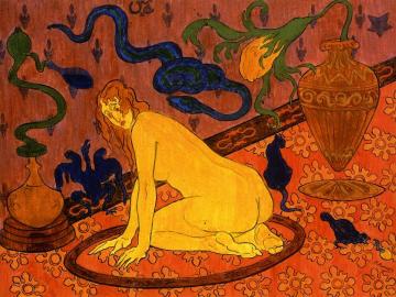 The Witch in Her Circle Artwork by Paul Ranson