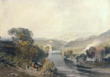 Addingham Mill on the River Wharfe, Yorkshire Artwork by Joseph Mallord William Turner