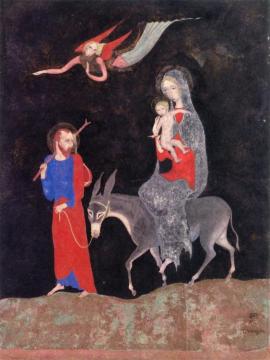 The Holy Family Artwork by Tsuguharu Foujita