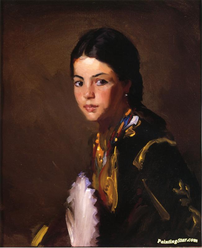 Segovian Girl Artwork by Robert Henri
