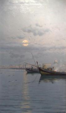 Marina Al Anochecer Artwork by Segundo Matilla Marina