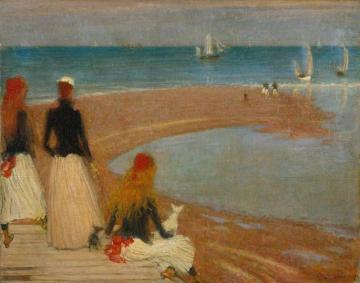 The Beach At Walberswick Artwork by Philip Wilson Steer