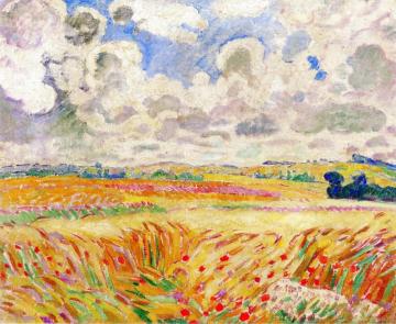 Field Of Wheat Artwork by Louis Valtat