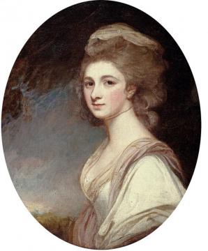 Miss Frances Mary Harford Artwork by George Romney