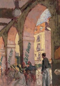 The Café Suisse Artwork by Walter Richard Sickert