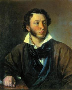 Alexander Pushkin Artwork by Vasily Tropinin