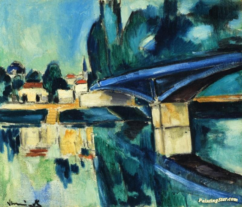 The Bridge At Nogent Artwork by Maurice De Vlaminck