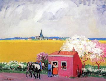 Landscape: The Little Church Artwork by Kees Van Dongen