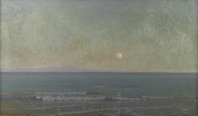 Quiet Moonlight (beyond Catalina Island), 1907 Artwork by Granville Redmond