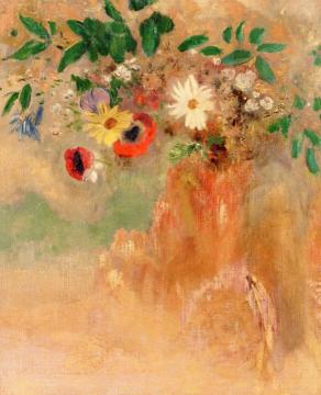 Bouquet of Flowers Artwork by Odilon Redon