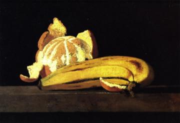 Banana And Orange Artwork by John Frederick Peto