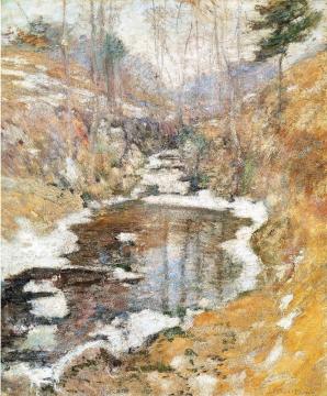 Hemlock Pool Artwork by John Twachtman