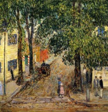 Duke Street, Newport Artwork by Frederick Childe Hassam