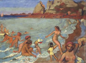 Jeux De Galatée à Trestrignel Artwork by Maurice Denis