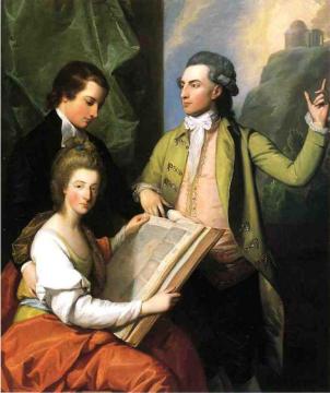 Portrait Of The Drummond Family Artwork by Benjamin West