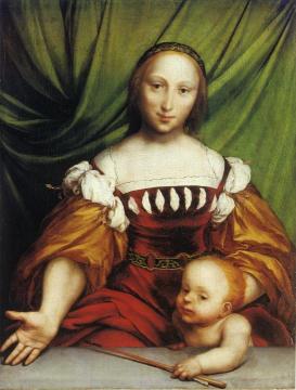 Venus and Amor Artwork by Hans Holbein the Younger