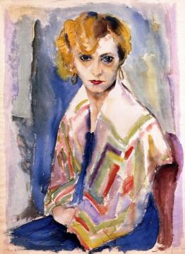 Speedy, The Artist's Wife Artwork by Rudolf Schlichter