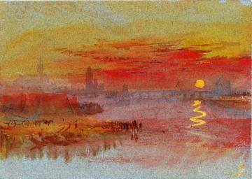 The Scarlet Sunset Artwork by Joseph Mallord William Turner
