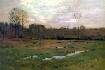 Late Winter Pasture Artwork by Charles Warren Eaton