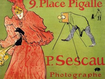 The Photagrapher Sescau Artwork by Henri de Toulouse-Lautrec