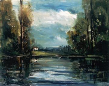 The Banks Of The Oise Artwork by Maurice De Vlaminck