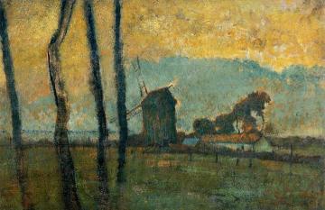 Landscape at Saint Valery-sur-Somme Artwork by Edgar Degas