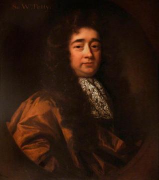 Sir William Petty Artwork by Sir Godfrey Kneller