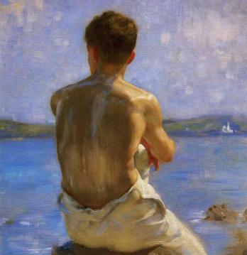 The Lighthouse Artwork by Henry Scott Tuke