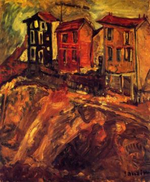 Houses Artwork by Chaim Soutine