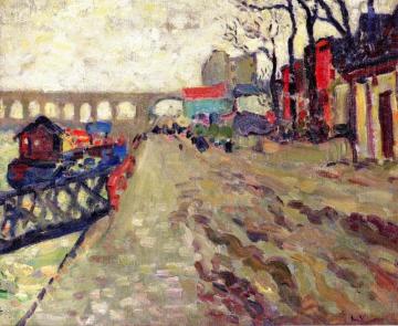 The Seine At Bercy Artwork by Louis Valtat