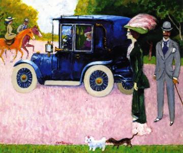 Driving In The Woods Artwork by Kees Van Dongen
