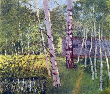 Birches In Summer Artwork by Igor Grabar