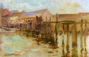 The Landing, Newport Artwork by John Twachtman