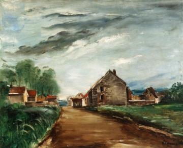 Landscape In The Mountains Of Engadin Artwork by Maurice De Vlaminck