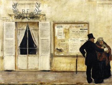 Wedding Invitations Artwork by Jean-François Raffaëlli