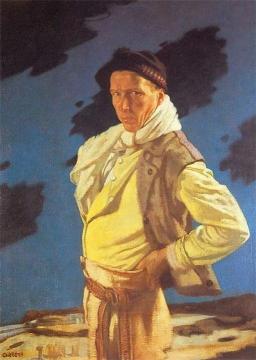 The Man from Aran Artwork by Sir William Orpen