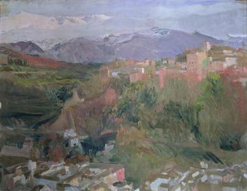 Granada Artwork by Joaquin Sorolla y Bastida