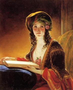 Oriental Woman Artwork by Friedrich von Amerling