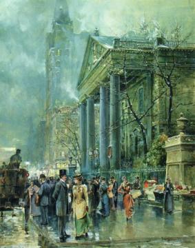 St. Paul's Chapel Artwork by William Louis Sonntag