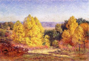 The Poplars Artwork by Theodore Clement Steele
