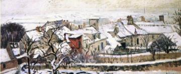 The Four Seasons: Winter Artwork by Camille Pissarro