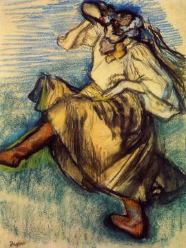 Russian Dancer Artwork by Edgar Degas