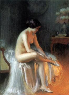 Nude By Firelight Artwork by Delphin Enjolras