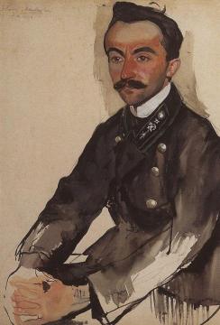 Portrait of E.M. Eigel Artwork by Zinaida Serebriakova