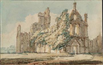 Kirkstall Abbey from the North West Artwork by Joseph Mallord William Turner