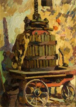 The Wine Press Artwork by Duncan Grant