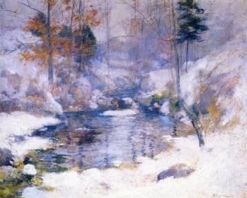 Winter Harmony Artwork by John Twachtman